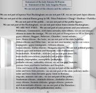 Statements,from:lady Angelas B.Waynn